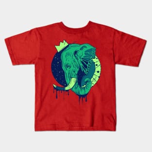 Ngreen Royal Elephant Kids T-Shirt